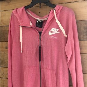 Nike pink hoodie